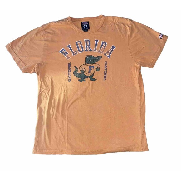 vintage Florida Gators Tailgate Short Sleeve Cotton Tee Shirt  Large Orange - Picture 1 of 3